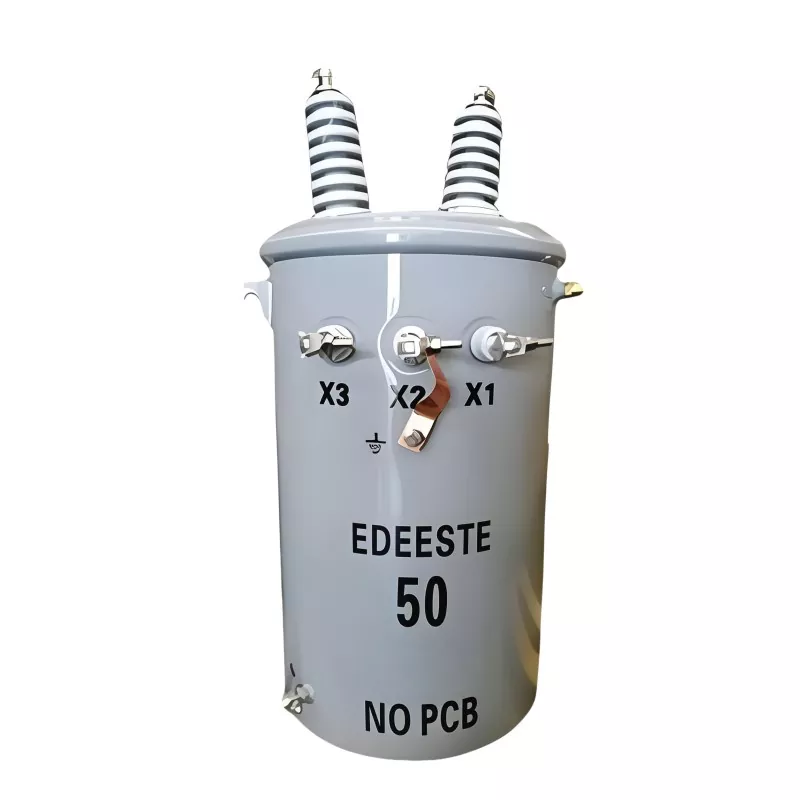 Еднофазен трансформатор за дистрибуција со потопено масло од 125 kVA